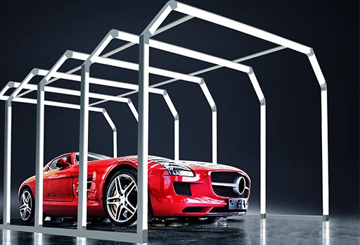 تشخیص رنگ خودرو با نورپردازی